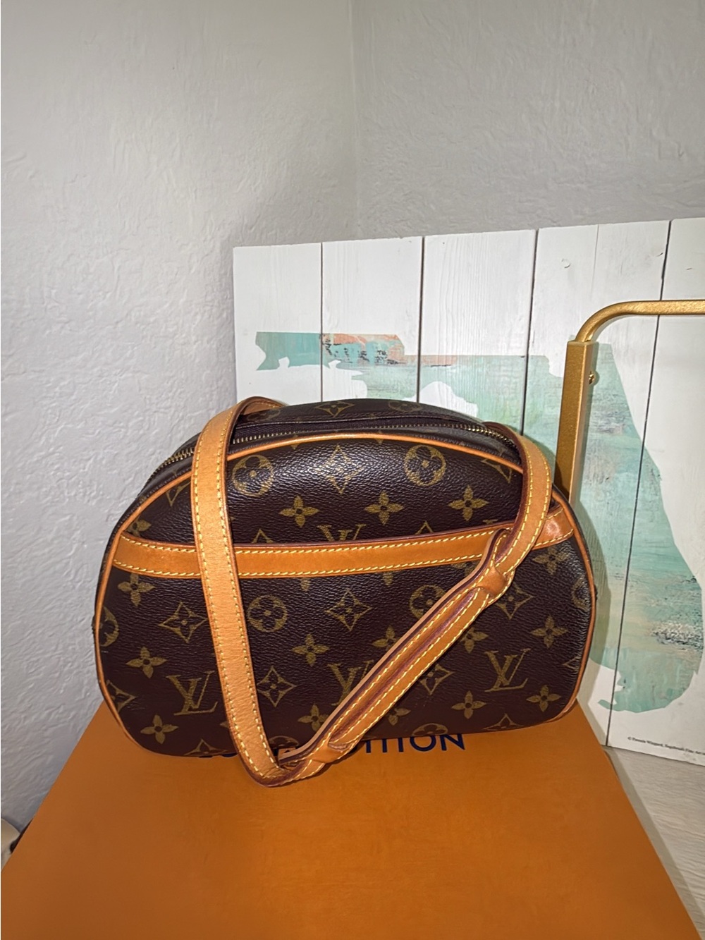 Louis Vuitton excellent condition Monogram Blois crossbody authenticated !!!!